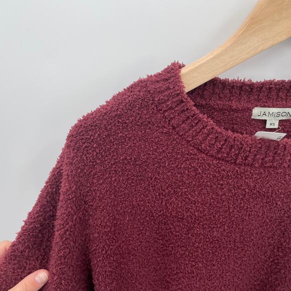 JAMISON NWT Evereve Chenille Cut Out Pullover // XS - Picture 8 of 14